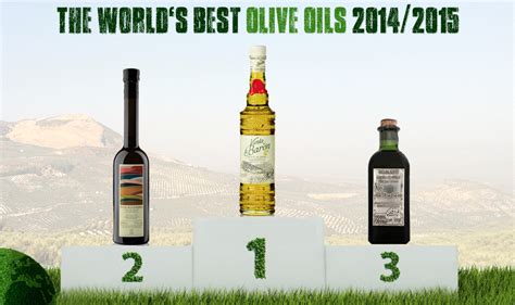 Tabla con los 10 mejores aceites de oliva virgen extra del mundo según EVOOLEUM Awards