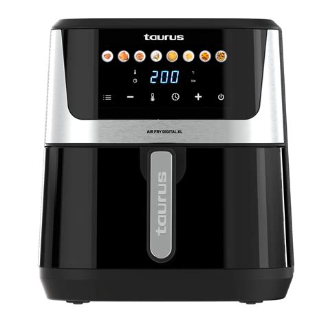 Freidora Taurus Air Fry Digital XL en funcionamiento