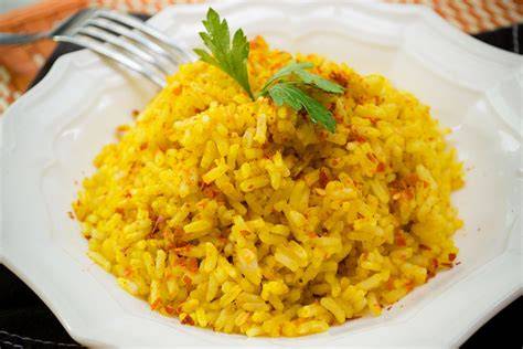 Ingredientes para el arroz con curry