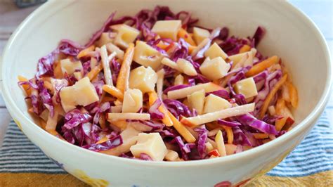 Ensalada de lombarda finalizada