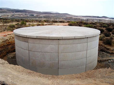 Depósito prefabricado de hormigón para biogás