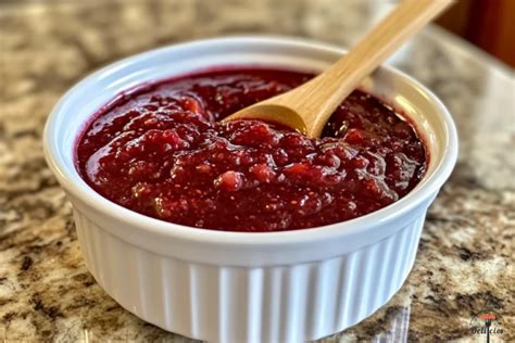 Thermomix preparando salsa de frutos rojos