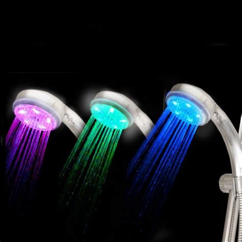 Alcachofa de ducha LED multicolor