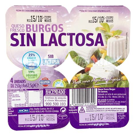 Queso fresco sin lactosa