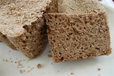 Pan sin levadura de trigo sarraceno y quinoa