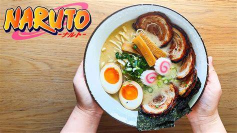 Un bol de ramen Miso Tonkotsu con naruto maki