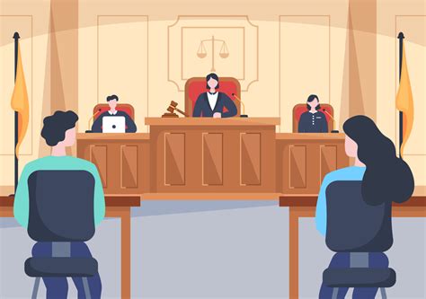 Imagen de un tribunal o juez