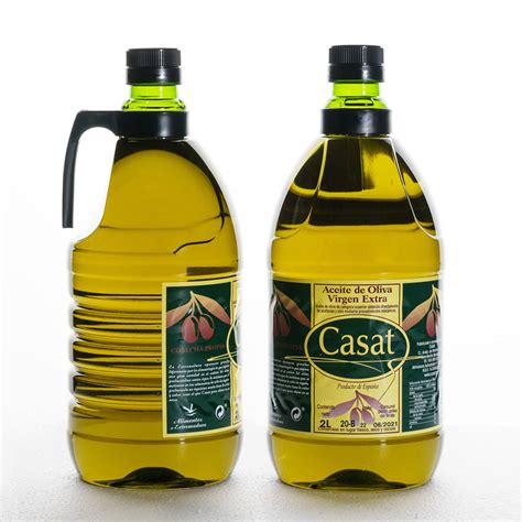 Botellas de aceite de oliva virgen extra