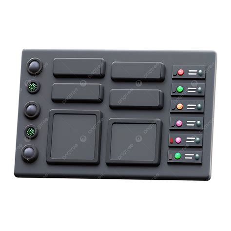Panel de control electrónico con pantalla digital