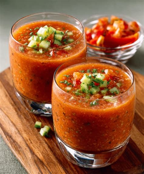 Gazpacho con tabbouleh, fresco y veraniego