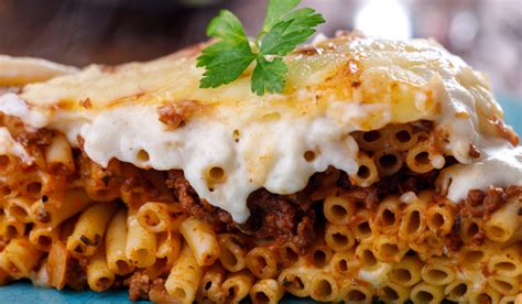 Pastitsio en capas