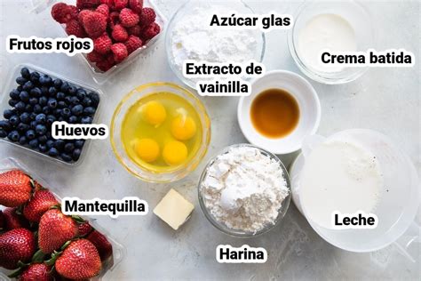 Ingredientes básicos para crepes saludables