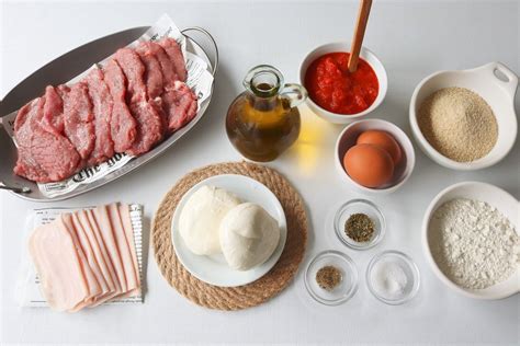 Ingredientes para escalopa milanesa