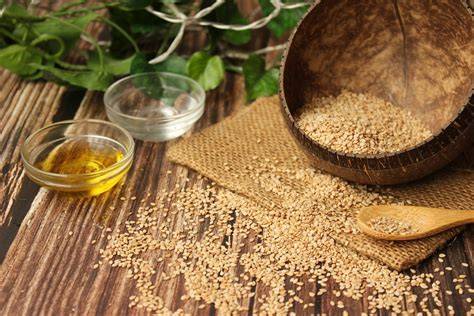 Ingredientes para hacer tahini
