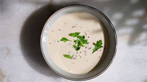 Ingredientes para salsa de tahini básica