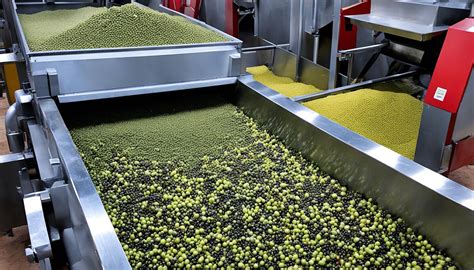 Proceso de reposo de las aceitunas aliñadas