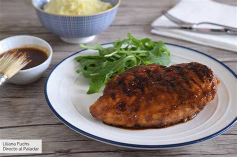 Sartén grill con pechuga de pollo