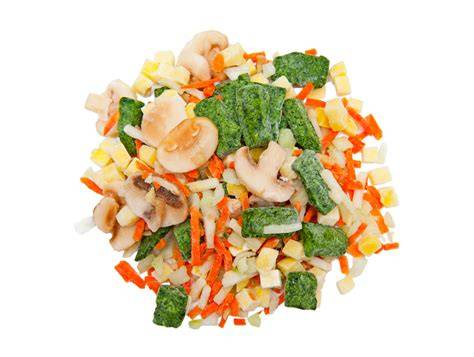 Verduras cortadas para saltear