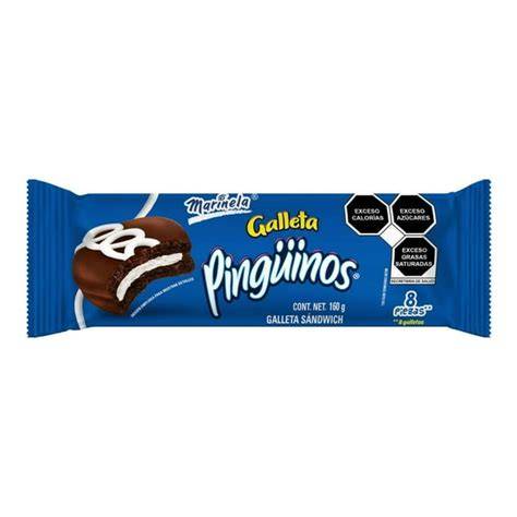 Galletas Pingüino Marinela en su empaque