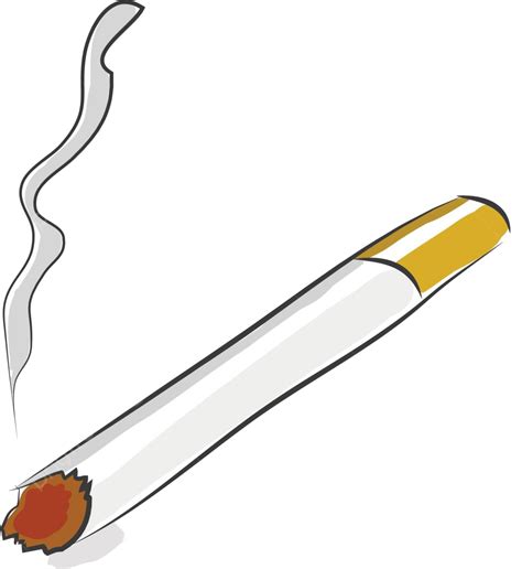 Ilustración histórica de un cigarrillo de cannabis