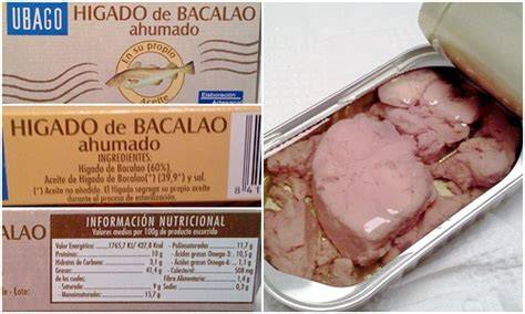 Hígado de bacalao en lata