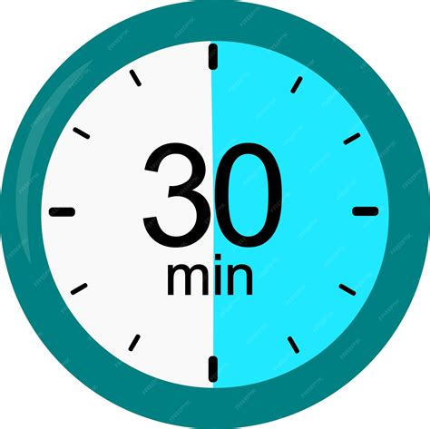 Reloj marcando 30 minutos después de una comida