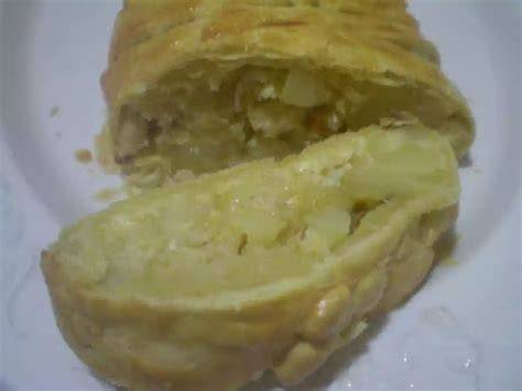 Ingredientes para hojaldre de bacalao y patatas