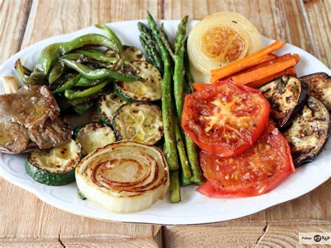 Verduras a la plancha variadas