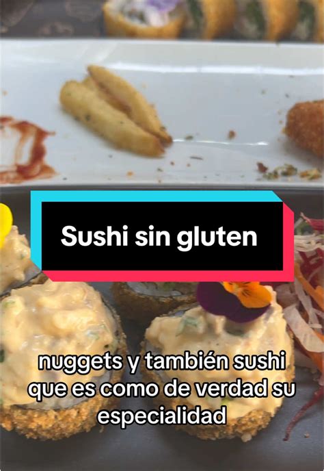 Sushi sin gluten en Momiji