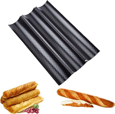 Molde antiadherente para baguette