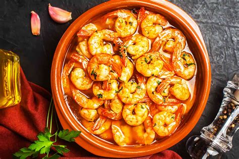 Gambas salteadas al ajillo