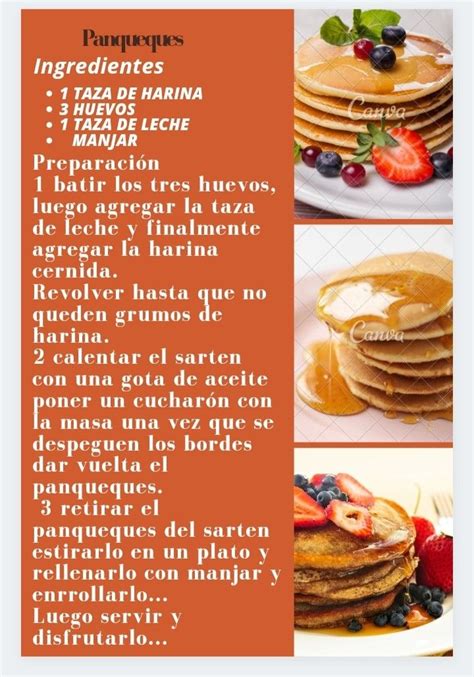 Ingredientes para panqueques saludables