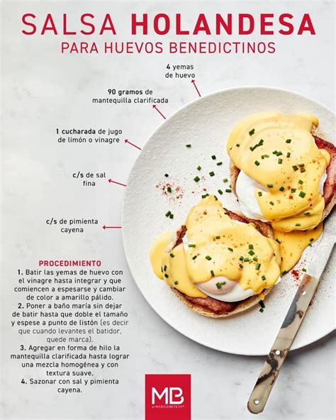 Ingredientes para huevos benedict y salsa holandesa