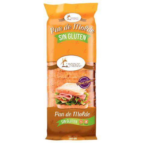 Tabla nutricional de pan de molde sin gluten