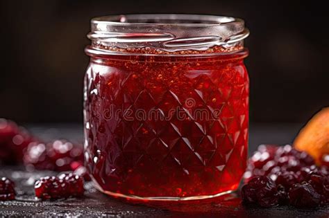 frasco de mermelada casera en la nevera