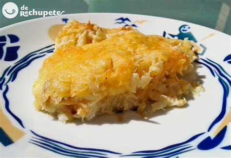 Ingredientes principales para Bacalhau com natas: bacalao, patatas, cebolla y nata
