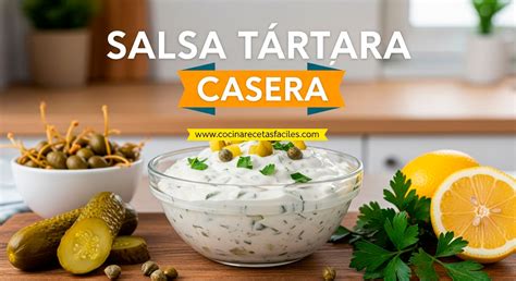 Ingredientes para la salsa tártara