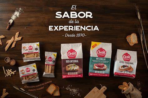 Gama de snacks rústicos Ortiz