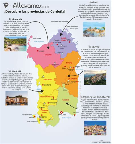 Mapa gastronómico de Cerdeña