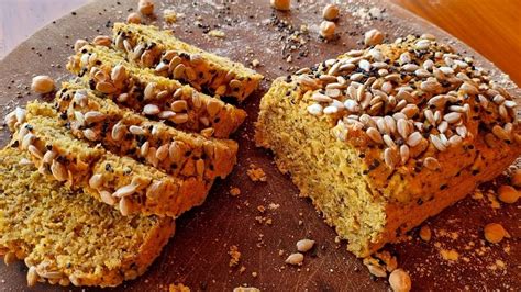 Pan casero con harina de garbanzos