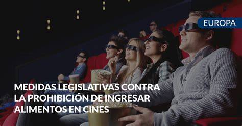 Informe de Aesan sobre la prohibición de alimentos en cines