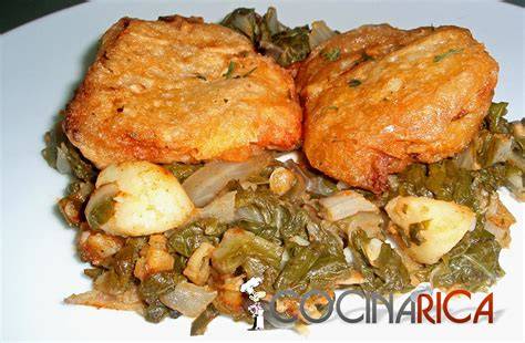 Ingredientes para pencas de acelga rellenas