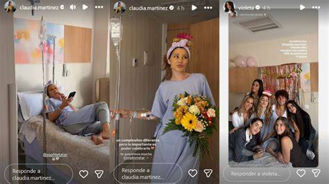 Violeta Mangriñán y Claudia Martínez visitan a Sophie Tatar en el hospital