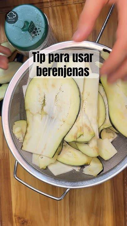 Técnica para desamargar berenjenas