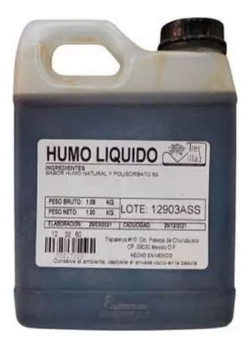 Botella de humo líquido para ahumar