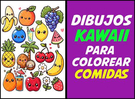 Paleta de colores sugeridos para dibujos kawaii de comida