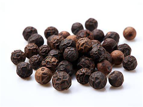 Granos de pimienta negra