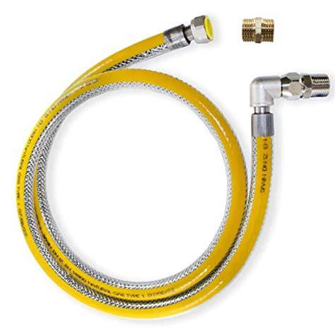 Tubo flexible de gas con abrazaderas