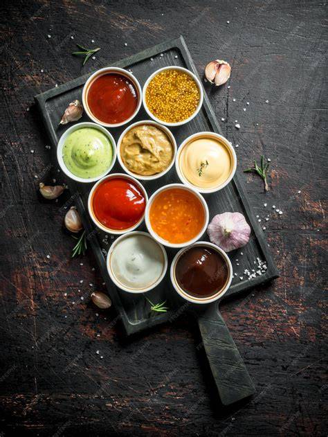 Tabla comparativa de especias para diferentes tipos de salsas de tomate