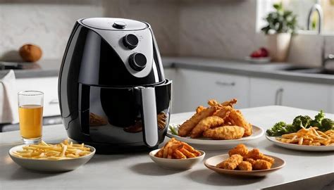 Freidora de aire cocinando